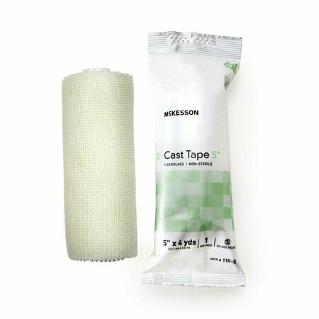 MCKESSON White Plaster Bandage, 5 Inch x 4 Yard, 10PK 115-5